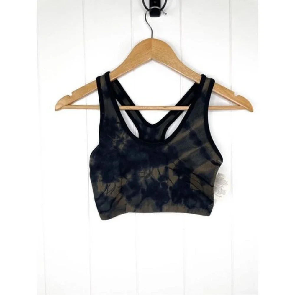 NWT Aerie Offline Recharge Tie Dye Sports‎ Bra Seamless Size S/M